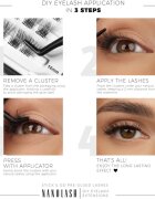 Nanolash DIY Eyelash Extensions set za podaljševanje trepalnic doma Harmony 36 kos