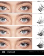 Nanolash DIY Eyelash Extensions set za podaljševanje trepalnic doma Harmony 36 kos
