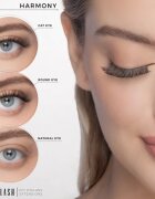 Nanolash DIY Eyelash Extensions šopaste lepilne trepalnice brez vozlička Harmony 36 kos