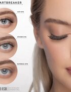 Nanolash DIY Eyelash Extensions šopaste lepilne trepalnice brez vozlička Heartbreaker 36 kos