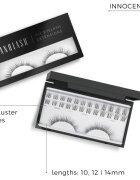 Nanolash DIY Eyelash Extensions šopaste lepilne trepalnice brez vozlička Innocent 36 kos