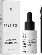 Nanolash Lash & Brow Castor Oil hladno stiskano ricinusovo olje za trepalnice in obrvi 30 ml