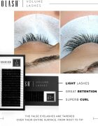 Nanolash Volume Lashes umetne trepalnice 0.05 D 6-13mm 1 kos