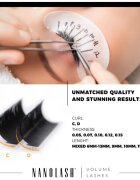 Nanolash Volume Lashes umetne trepalnice 0.15 D 6-13mm 1 kos