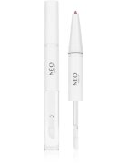 NEO MAKE UP Intense Serum 2in1 Lipliner & Lipgloss črtalo in sijaj za ustnice odtenek 02 Blushing Pink 1 kos