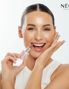 NEO MAKE UP Intense Serum Sheer Lipstick kremasta vlažilna šminka odtenek 05 Peachy Glass 4.3 g