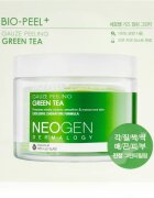 Neogen Dermalogy Bio-Peel+ Gauze Peeling Green Tea piling blazinice za obraz za osvetljevanje kože in hidratacijo 1 kos