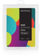NeoNail Duo Acrylgel Forms predloge za nohte vrsta 02 Square 120 kos