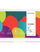 NeoNail Flexi Tips Invisible umetni nohti vrsta 02 Clear Square 300 kos