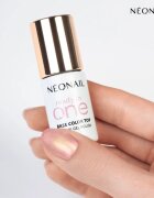 NeoNail Ready In One 3in1 UV Gel Polish gel lak za nohte z diamantnim prahom odtenek 01 One Rose Glow 7.2 ml