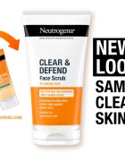 Neutrogena Clear & Defend piling s salicilno kislino 150 ml