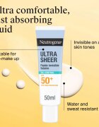 Neutrogena Ultra Sheer Oil Control ultra lahek fluid SPF 50+ 50 ml