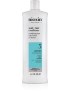 Nioxin System 3 Scalp + Hair Conditioner balzam za barvane redke lase 1000 ml