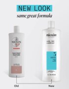 Nioxin System 3 Scalp + Hair Conditioner balzam za barvane redke lase 1000 ml