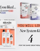Nioxin System 4 darilni set za poškodovane in barvane lase 3 kos
