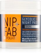 NIP+FAB Glycolic Fix Extreme čistilne blazinice za noč 60 kos