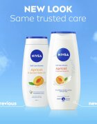 Nivea Apricot & Apricot Seed Oil negovalni gel za prhanje 500 ml