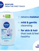 Nivea BABY gel za prhanje za telo in lase 200 ml