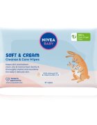 Nivea BABY Soft & Cream čistilni robčki 57 kos
