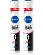 Nivea Black & White Invisible Clear antiperspirant v pršilu ugodno pakiranje