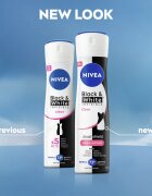 Nivea Black & White Invisible Clear antiperspirant v pršilu za ženske 200 ml