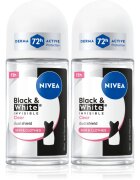 Nivea Black & White Invisible Clear set za telo