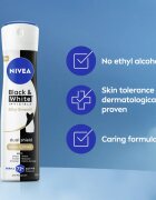 Nivea Black & White Invisible Silky Smooth antiperspirant v pršilu za ženske 200 ml