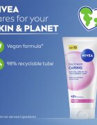 Nivea Caring hranilna dnevna krema za suho kožo SPF 15 50 ml