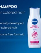 Nivea Color Brilliance negovalni šampon za barvane lase 400 ml