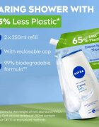 Nivea Creme Soft kremasti gel za prhanje nadomestno polnilo 500 ml