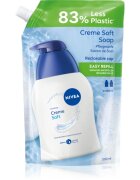 Nivea Creme Soft tekoče milo nadomestno polnilo 500 ml