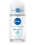 Nivea Fresh Comfort deodorant roll-on brez aluminijevih soli 48 ur 50 ml