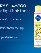 Nivea Fresh Revive suhi šampon za povečanje volumna Light Tones 200 ml