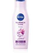 Nivea Hairmilk Shine negovalni šampon 400 ml
