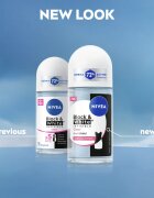 Nivea Invisible Black & White Clear anti-transpirant roll-on za ženske 50 ml