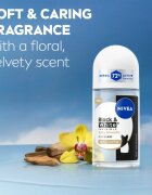 Nivea Invisible Black & White Silky Smooth anti-transpirant roll-on za ženske 50 ml