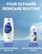 Nivea Invisible Black & White Silky Smooth anti-transpirant roll-on za ženske 50 ml