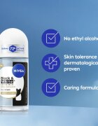 Nivea Invisible Black & White Silky Smooth anti-transpirant roll-on za ženske 50 ml