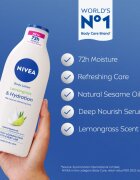 Nivea Lemongrass vlažilni losjon za telo 400 ml