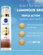 Nivea Luminous 630 Anti Spot posvetlitvena CC krema SPF 30 odtenek Deep 40 ml