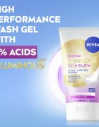 Nivea Luminous Skin Glow čistilni gel za obraz za osvetlitev kože 150 ml