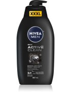 Nivea MEN Active Clean gel za prhanje za moške 887 ml