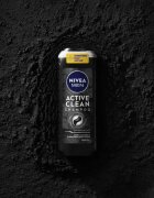 Nivea MEN Active Clean globinsko čistilni šampon z aktivnim ogljem 500 ml