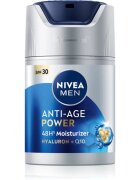 Nivea MEN Anti-Age Power intenzivna vlažilna krema proti gubam SPF 30 50 ml