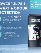 Nivea MEN Black & White Invisible Fresh trdi antiperspirant za moške 50 ml