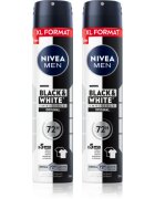 Nivea MEN Black & White Invisible Original antiperspirant v pršilu ugodno pakiranje