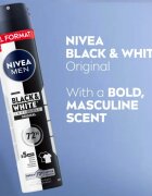 Nivea MEN Black & White Invisible Original antiperspirant v pršilu ugodno pakiranje