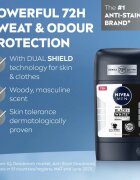 Nivea MEN Black & White Invisible Original trdi antiperspirant za moške 50 ml