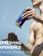 Nivea MEN Cool Marine gel za prhanje za telo in lase 250 ml