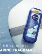 Nivea MEN Cool Marine gel za prhanje za telo in lase 250 ml